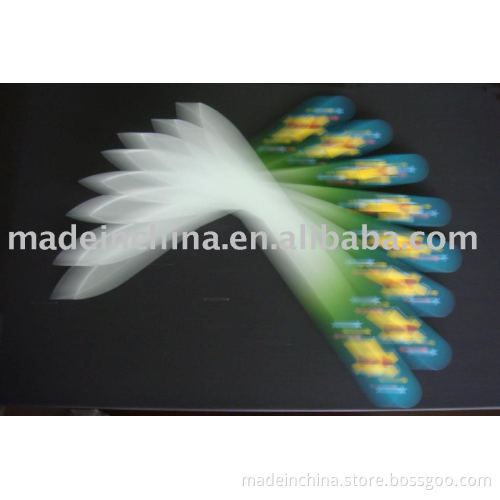 Hand painted glass nail files